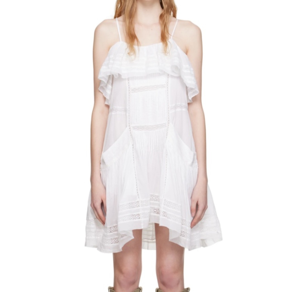 Isabel Marant Etoile Moly Organic Cotton Mini Dress